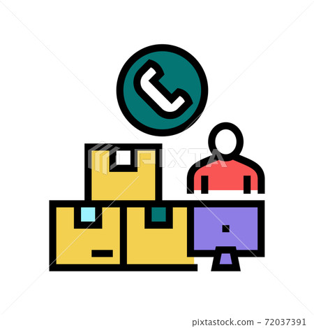replenishment management color icon vector illustration replenishment management color icon vector illustration 72037391