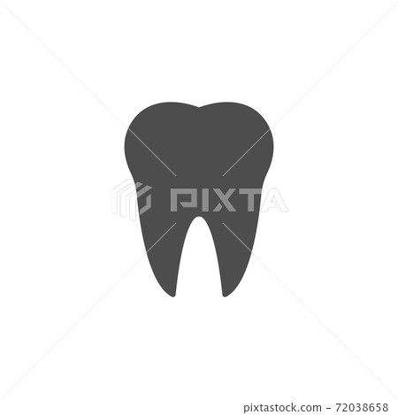 Tooth Icon, dental care icon. Vector illustration, flat design. Tooth Icon, dental care icon. Vector illustration, flat design. 72038658