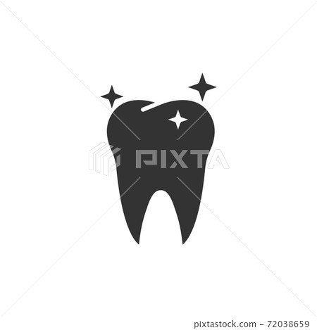 Tooth Icon, dental care icon. Vector illustration, flat design. Tooth Icon, dental care icon. Vector illustration, flat design. 72038659