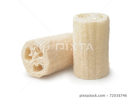 Two loofah bath scrub sponges 72038746