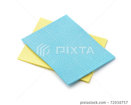 Blue and yellow viscose absorbing napkins Blue and yellow viscose absorbing napkins 72038757