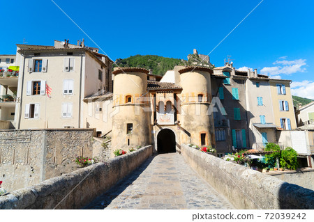 entrance gate of Entrevaux entrance gate of Entrevaux 72039242
