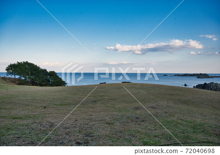 秋季陽光物種差異海岸 72040698