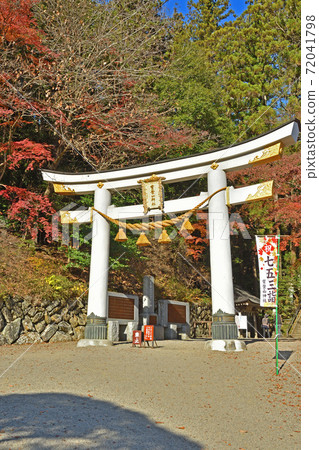 Chichibu / Nagatoro walk: Hodosan Shrine Biane and Shimenawa Chichibu / Nagatoro walk: Hodosan Shrine Biane and Shimenawa 72041798
