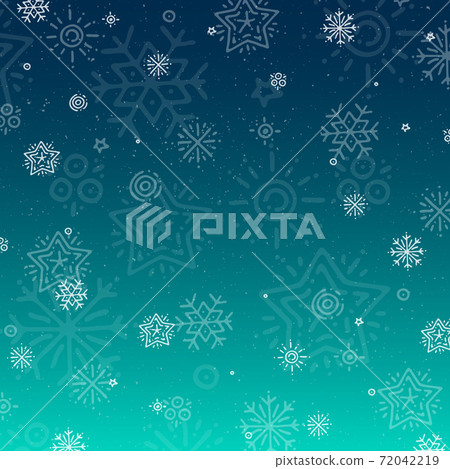 New Year Christmas background with snowflakes image New Year Christmas background with snowflakes image 72042219