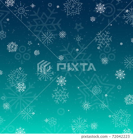 New Year Christmas background with snowflakes image New Year Christmas background with snowflakes image 72042223