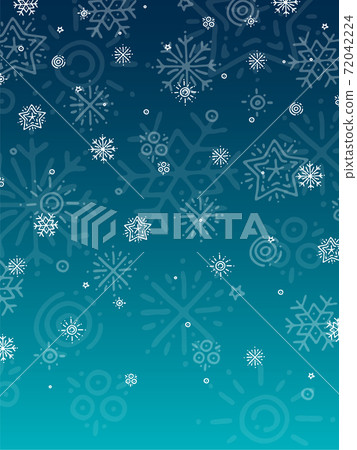 New Year Christmas background with snowflakes image New Year Christmas background with snowflakes image 72042224