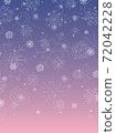 New Year Christmas background with snowflakes image 72042228