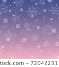 New Year Christmas background with snowflakes image 72042231