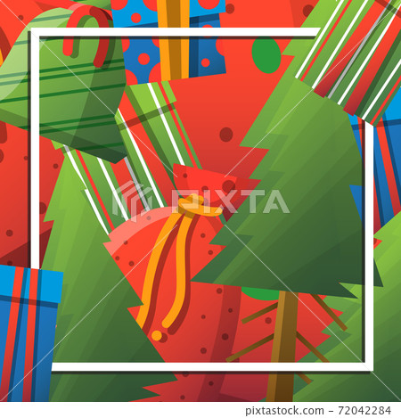 New Year Christmas background with snowflakes image New Year Christmas background with snowflakes image 72042284