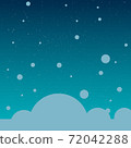 New Year Christmas background with snowflakes image 72042288