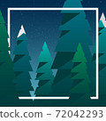 New Year Christmas background with snowflakes image 72042293