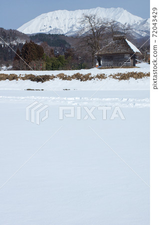 日本在雪域景觀中的原始景觀 日本在雪域景觀中的原始景觀 72043429