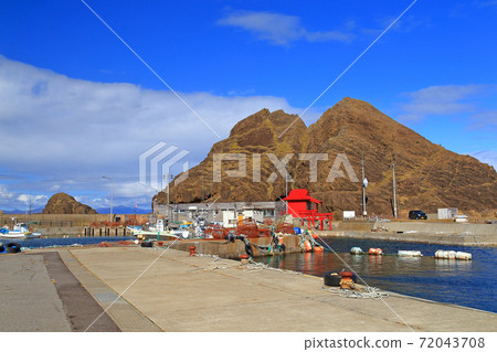 下北半島對岸的龍崎漁港 72043708