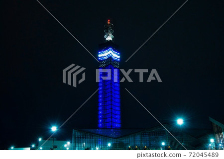 Illumination of the symbol tower 72045489