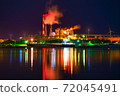 Factory night view 72045491