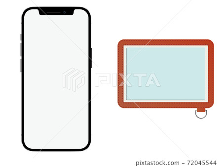 Smartphone and commuter pass 72045544