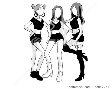 K-POP偶像風格單色 72047237