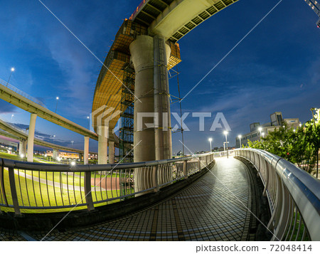 Night view of Rinku Junction 72048414