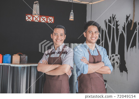 happy two cafe owner happy two cafe owner 72049154