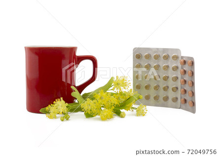 Alternative treatment of linden blossom tea 72049756