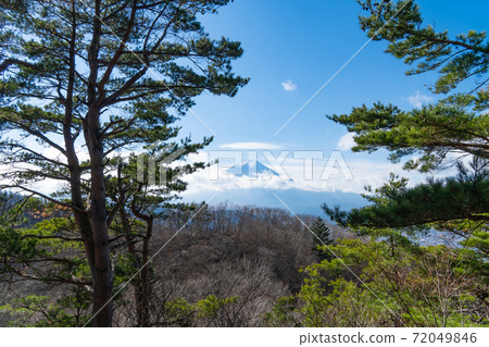 從倉見山頂看的富士山 從倉見山頂看的富士山 72049846