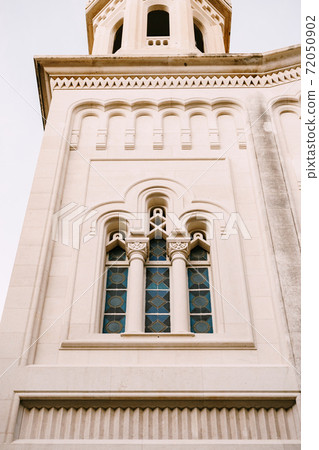 Facade of Church of the Holy Annunciation in the old town of Dubrovnik, Croatia. 72050902