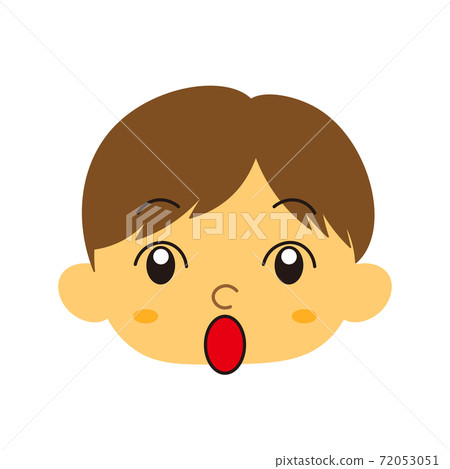 男孩的表情驚訝 72053051