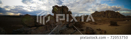 Abstract Rock formation near stone window at Isalo national park, Madagascar Abstract Rock formation near stone window at Isalo national park, Madagascar 72053750