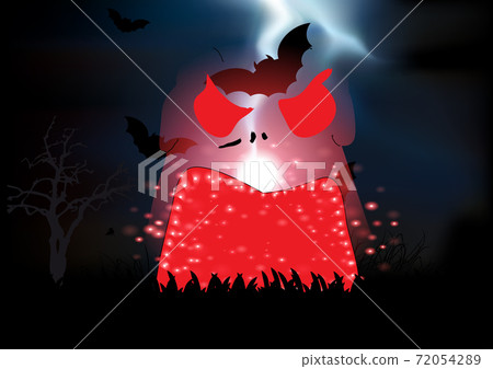 Creative design for Happy Halloween background vector.illustration Creative design for Happy Halloween background vector.illustration 72054289