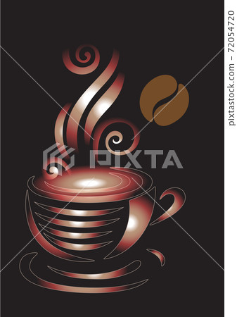 Creative design vector for coffee.illustration 72054720