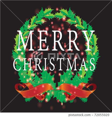 Christmas decor and symbols vector illustrations Christmas decor and symbols vector illustrations 72055020
