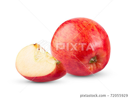 red apple isolated on white red apple isolated on white 72055929