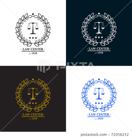 Law firm, office, center logo design Law firm, office, center logo design 72056252
