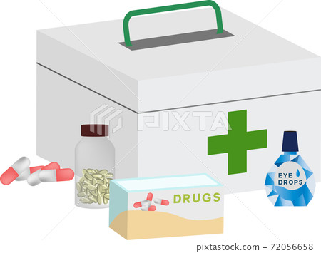 Illustration set of simple medicine - Stock Illustration [72056658] - PIXTA