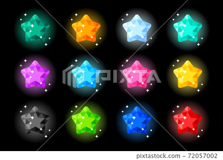 Game / Jewel / Set / Rounded Star 72057002