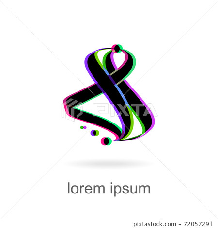 trendy abstract, vibrant and colorful icon, element logo. trendy abstract, vibrant and colorful icon, element logo. 72057291