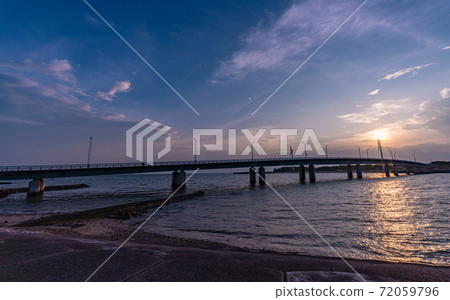 Aichi / Shinmaiko Marine Park Sunset and Fine Bridge Aichi / Shinmaiko Marine Park Sunset and Fine Bridge 72059796