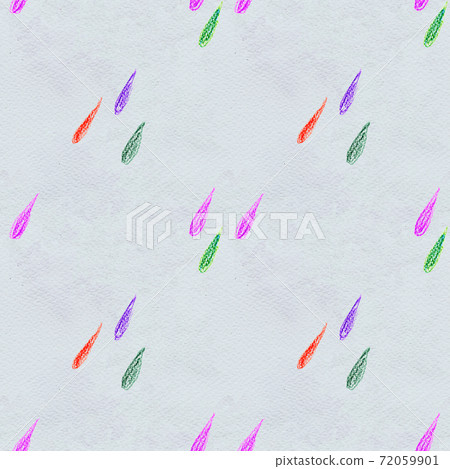 Coloful rain drops seamless pattern Coloful rain drops seamless pattern 72059901