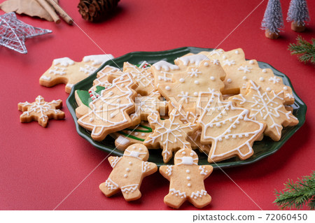 Christmas gingerbread cookie ジンジャークッキー 72060450