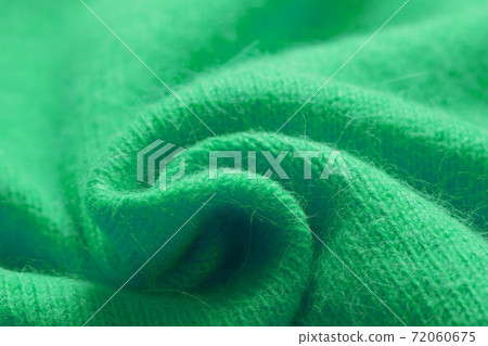 綠色安哥拉貓針織面料的質地 72060675