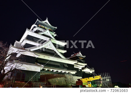 Kumamoto City Restoration Kumamoto Castle Illuminated Kumamoto City Restoration Kumamoto Castle Illuminated 72061083