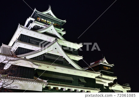 Kumamoto City Restoration Kumamoto Castle Illuminated Kumamoto City Restoration Kumamoto Castle Illuminated 72061085