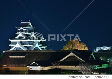 Kumamoto City Restoration Kumamoto Castle Illuminated Kumamoto City Restoration Kumamoto Castle Illuminated 72063352