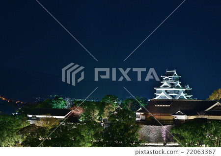 Kumamoto City Restoration Kumamoto Castle Illuminated Kumamoto City Restoration Kumamoto Castle Illuminated 72063367