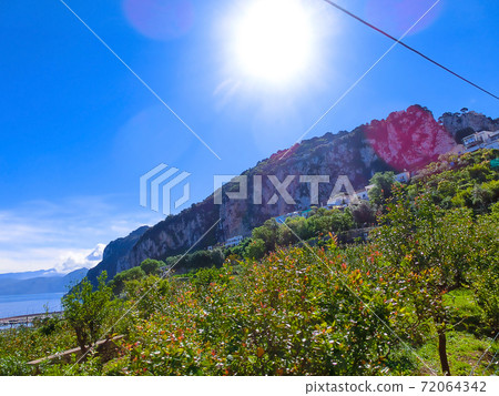 The beautiful Capri island 72064342