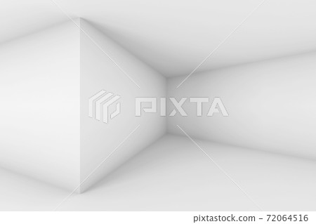 Abstract empty white interior, 3d rendering Abstract empty white interior, 3d rendering 72064516