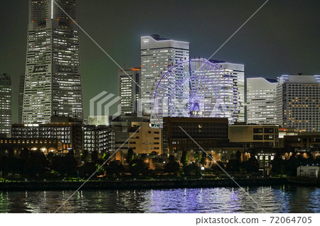 [神奈川縣]港未來的夜景 72064705