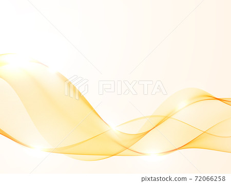 Abstract smoky waves background. Wave flow gold, brochure design Abstract smoky waves background. Wave flow gold, brochure design 72066258