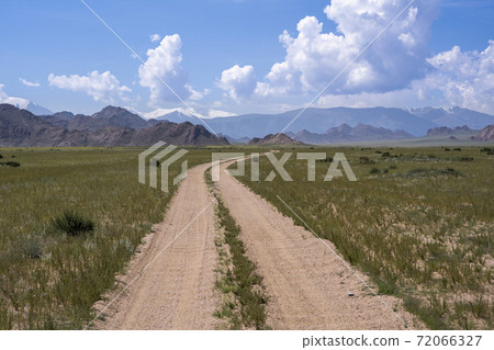 Road Bayan Olgi Valley Mongolia 72066327